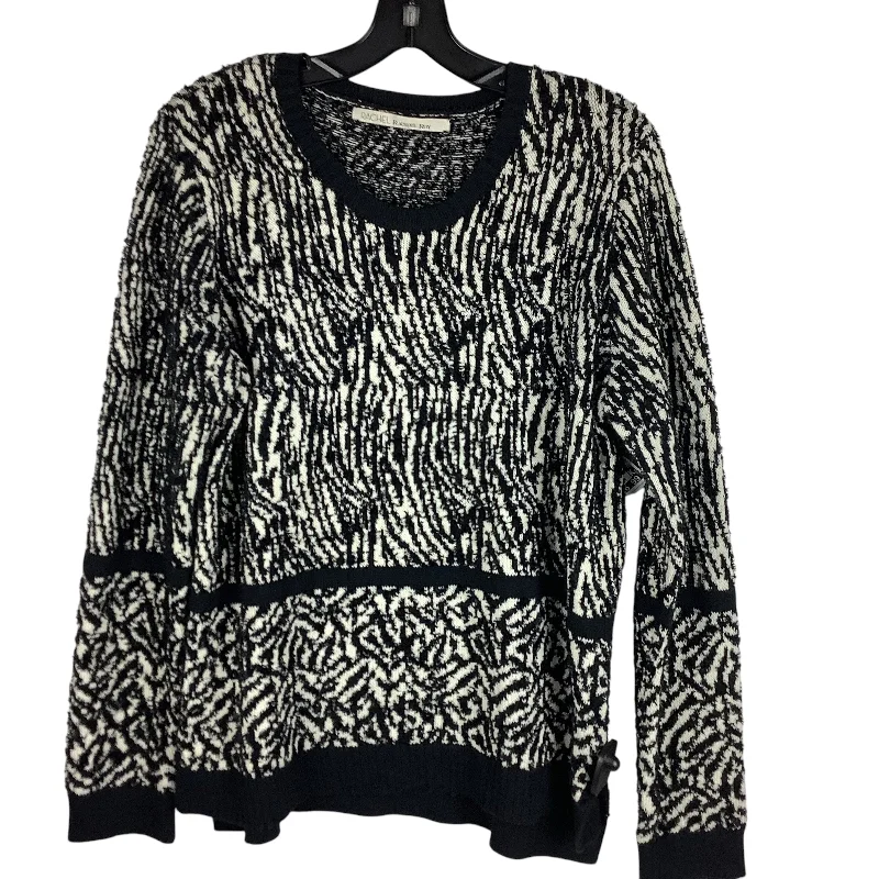 Sweater By Rachel Roy In Black & White