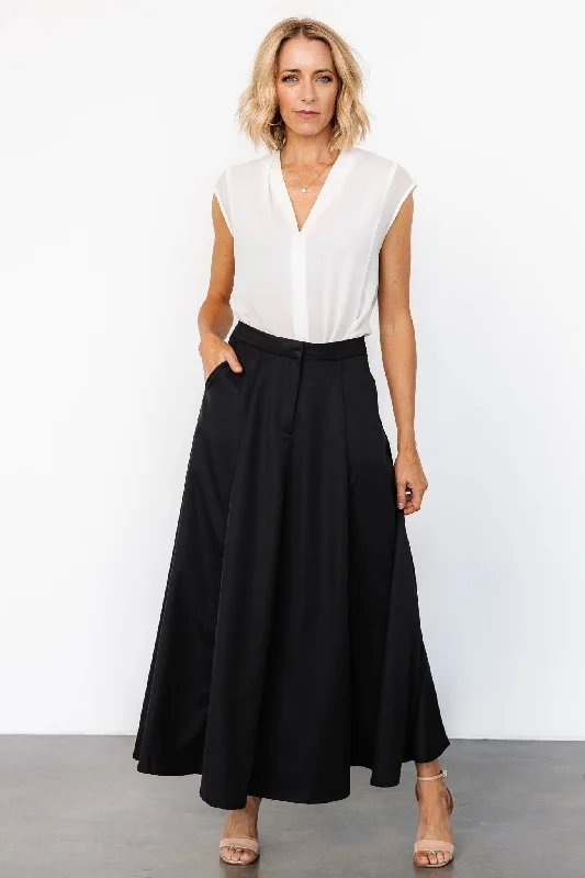 Shaylyn Maxi Skirt | Black