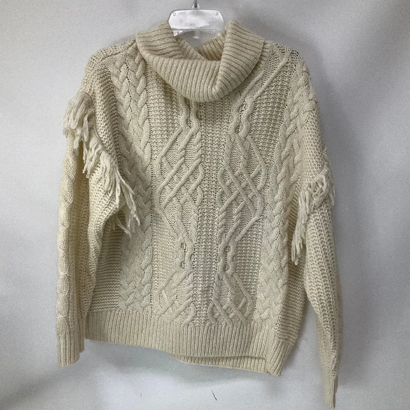 Sweater By Cmc In Cream, Size: L