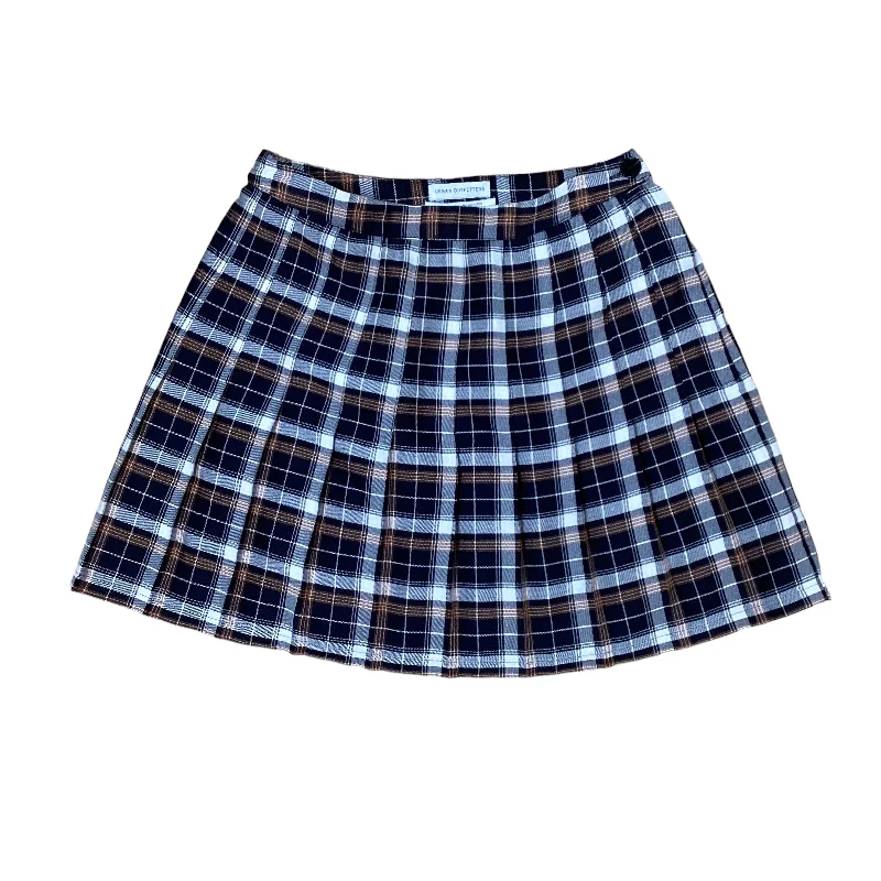 Skirt Mini & Short By Urban Outfitters In Plaid Pattern, Size: S