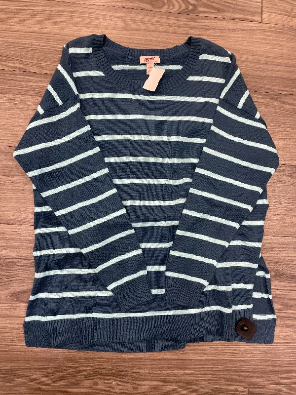 Sweater By Arizona In Striped Pattern, Size: 1x