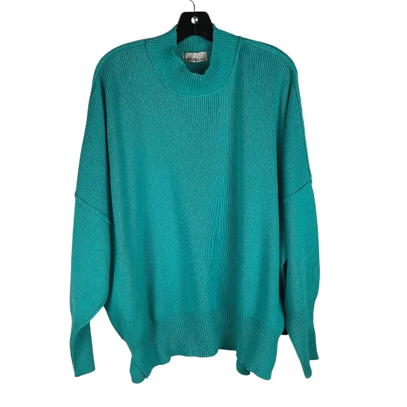 Sweater By Zenana Outfitters In Blue, Size: M(S/M)