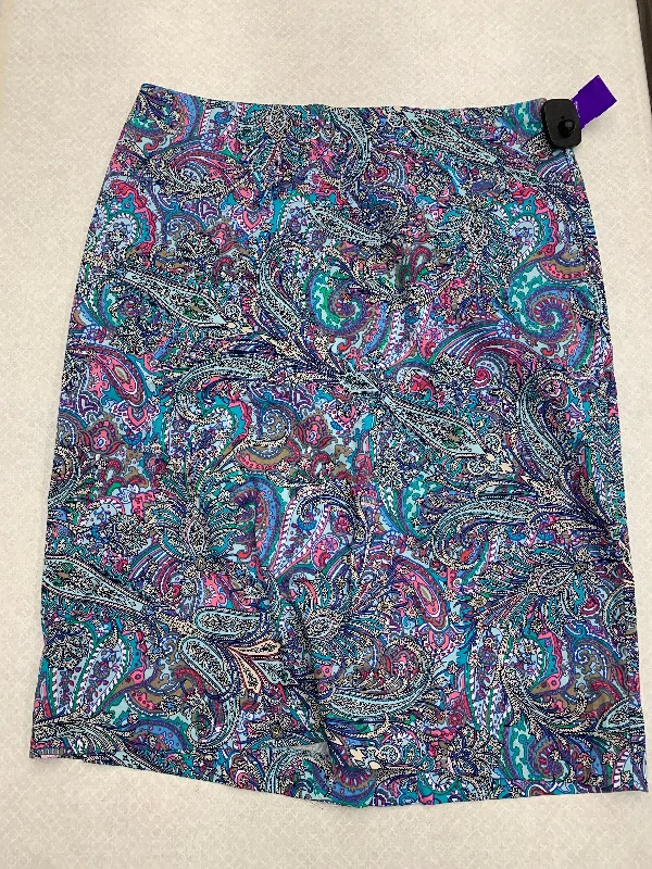 Skirt Midi By Talbots O In Multi-colored, Size: 12