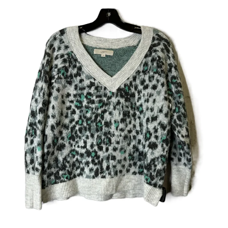 Sweater By Loft In Animal Print, Size: S