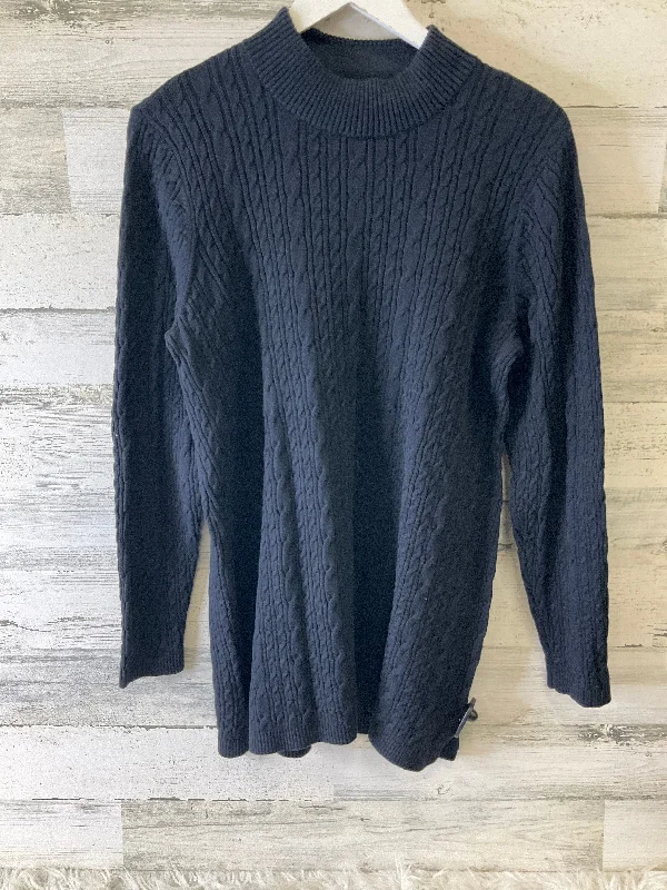 Sweater By Lands End In Blue, Size: L