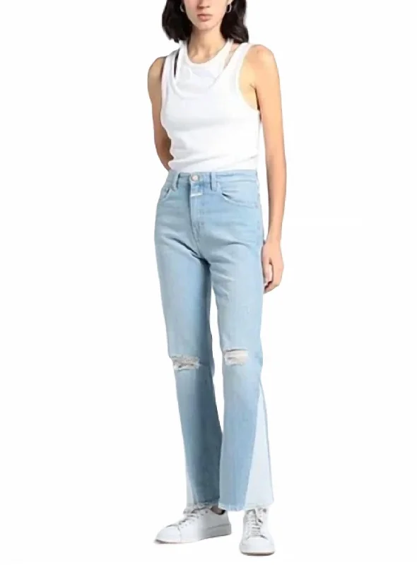 Affordable Luxury Women's Garments Baylin Flare Jean In Two-Tone