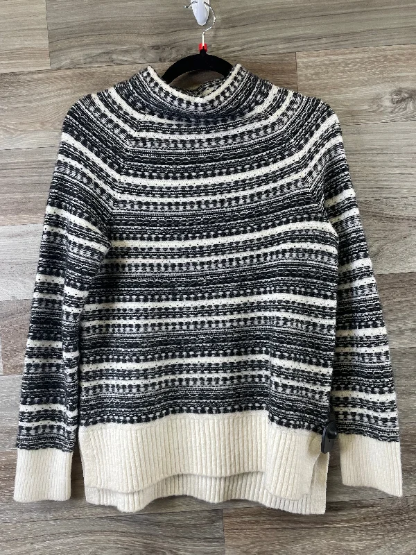 Sweater By Talbots In Black & White, Size: Xs