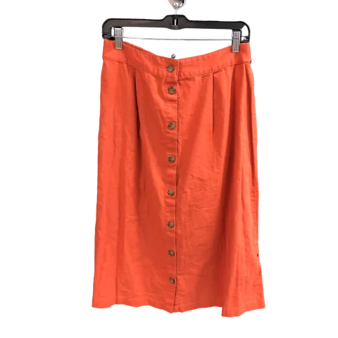 Skirt Midi By Morgan Taylor In Orange, Size: L