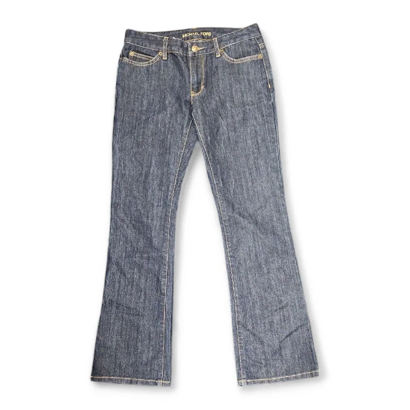 Jeans Straight By Michael Kors In Blue, Size: 0