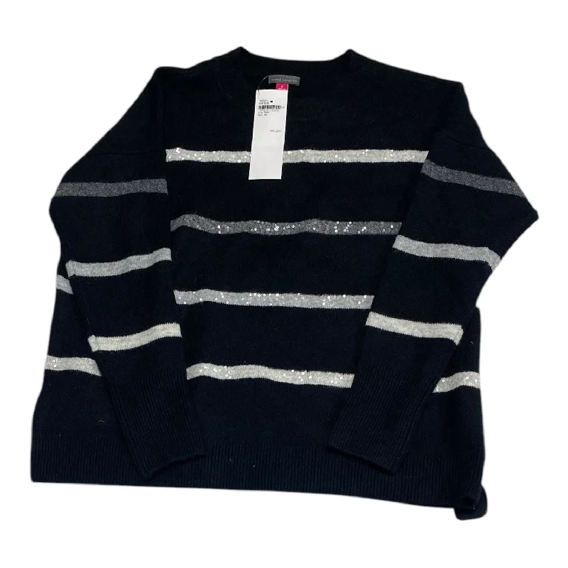 Sweater By Vince Camuto In Black & Grey, Size: S