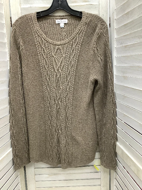 Sweater By Kim Rogers In Tan, Size: L