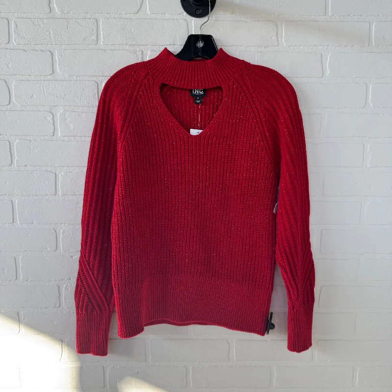 Sweater By Inc In Red, Size: M