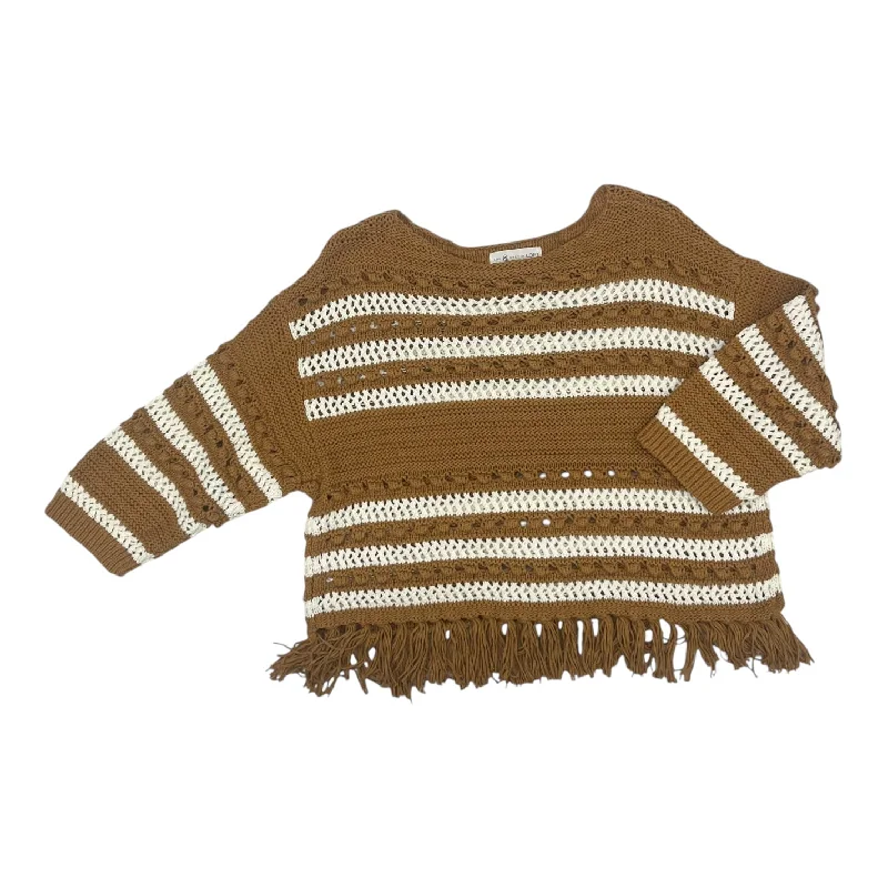 Sweater By Lou And Grey In Brown & White, Size:S