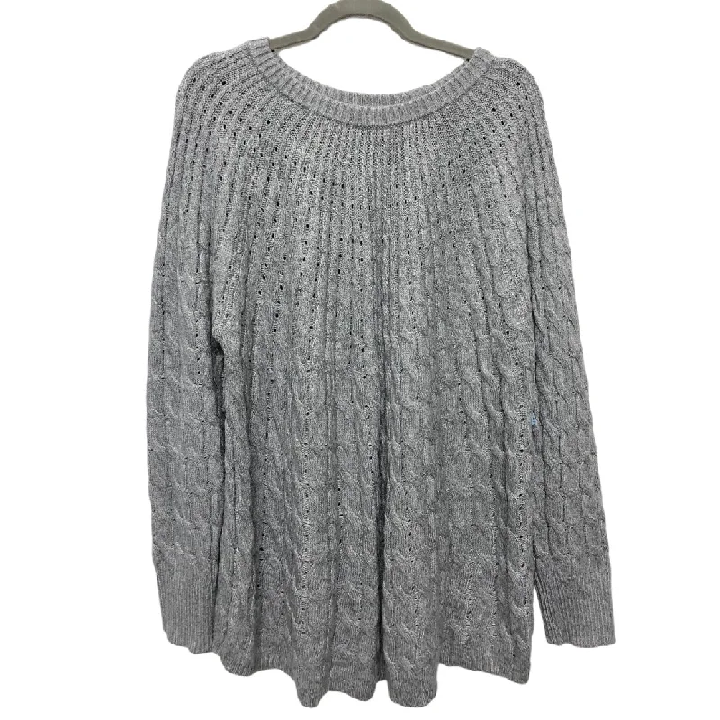 Sweater By Lane Bryant In Grey, Size: 2x