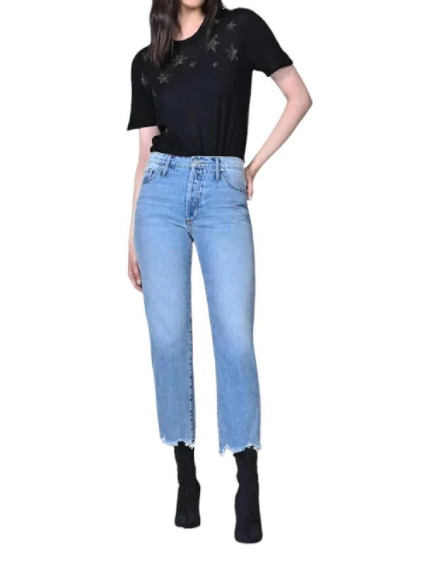 Stylish Women's Garments For Holidays Chloe Boyfriend Jeans In Left Behind