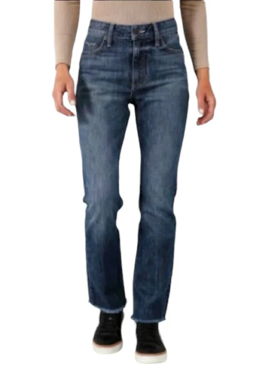 Women's Clothing Online High Rise Monica Crop Jeans In Mid Wash