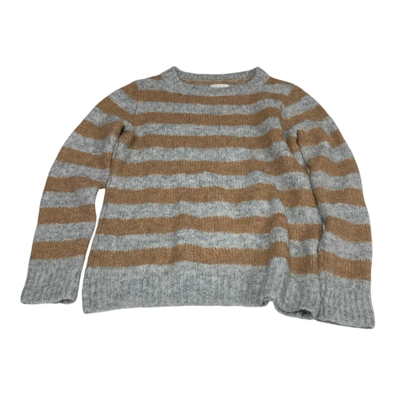 Sweater By Lou And Grey In Grey & Tan, Size: S