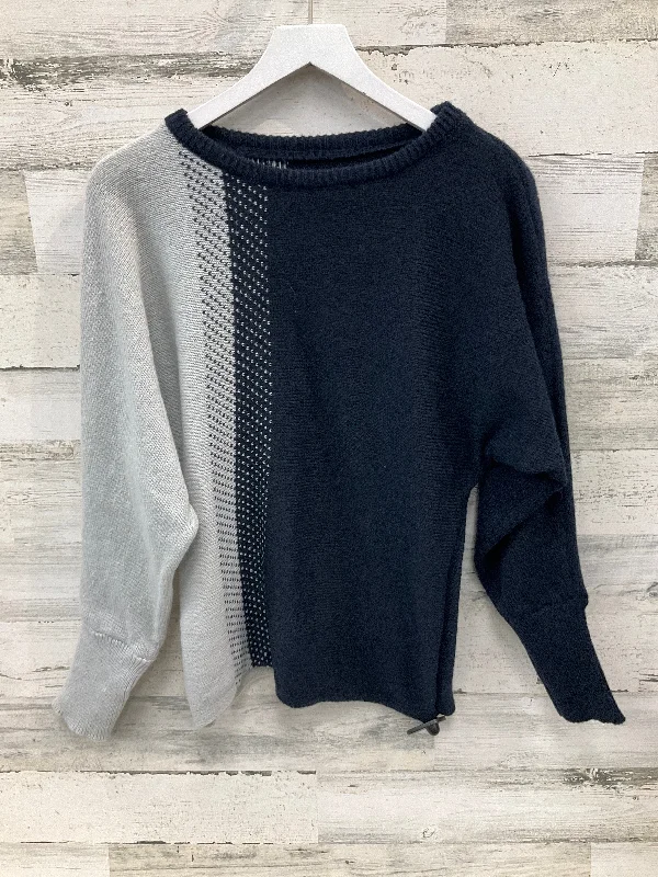 Sweater By Shein In Blue & Grey, Size: L