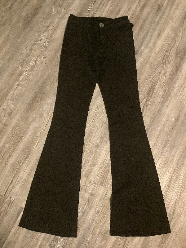 Jeans Flared By J Brand In Black Denim, Size: 2