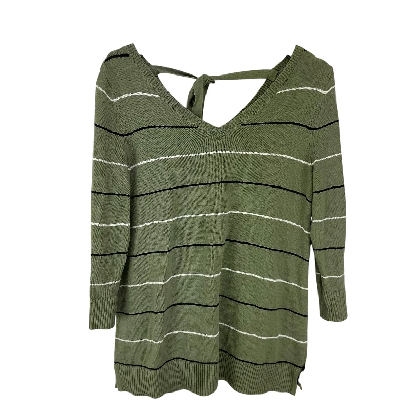 Sweater By Talbots In Green, Size: M