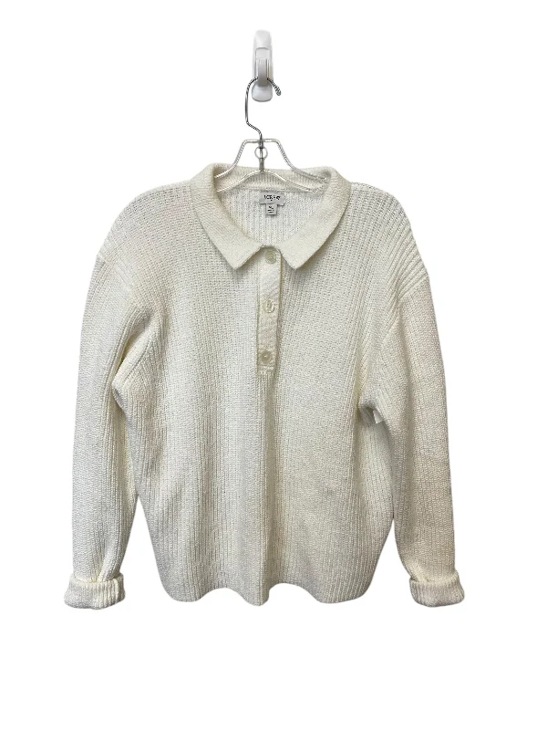 Sweater By J. Crew In Cream, Size: Xl