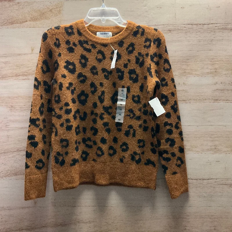 Sweater By Old Navy In Animal Print, Size: Xs