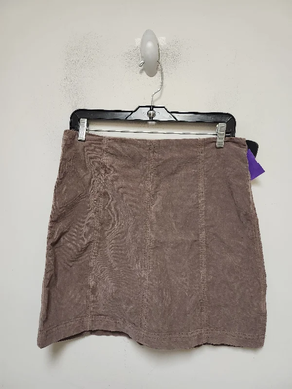 Skirt Mini & Short By Free People In Brown, Size: 12