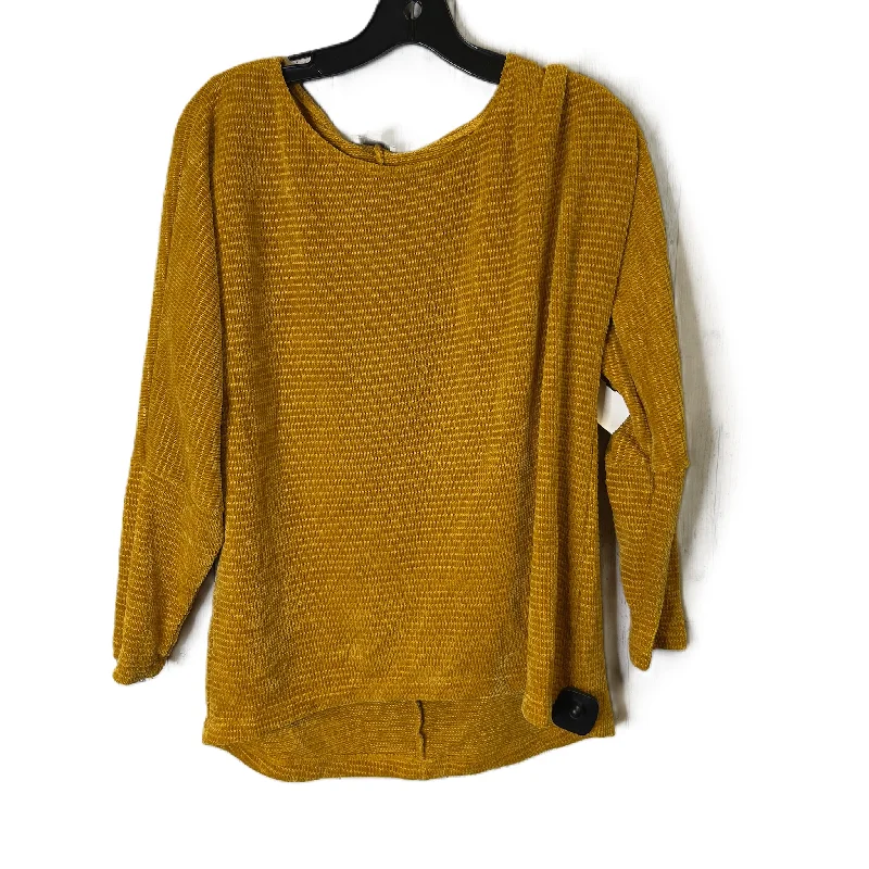 Sweater By Chenault In Yellow, Size: L