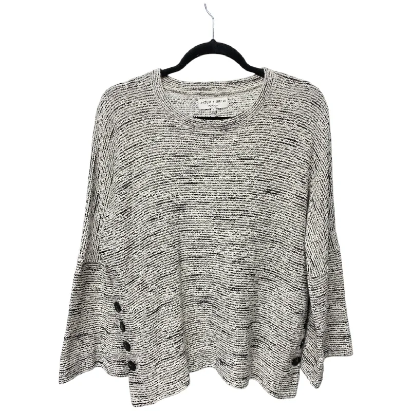 Sweater By Madewell In Black & White, Size: S