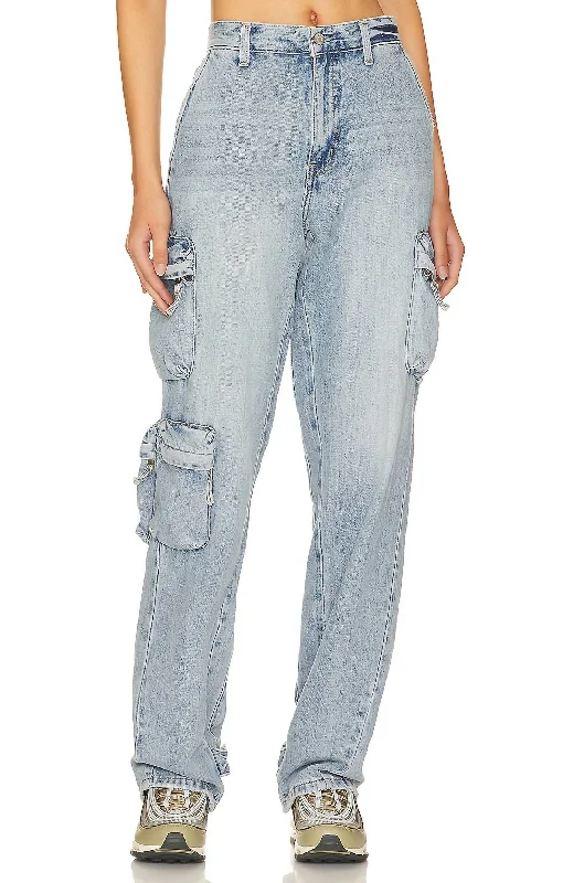 Women's Plus-Size Garments Bobbie Mid Rise Loose Straight Jean In Varsity