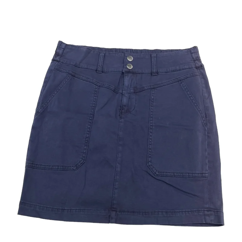 NAVY SKIRT MINI & SHORT by LIVERPOOL Size:8