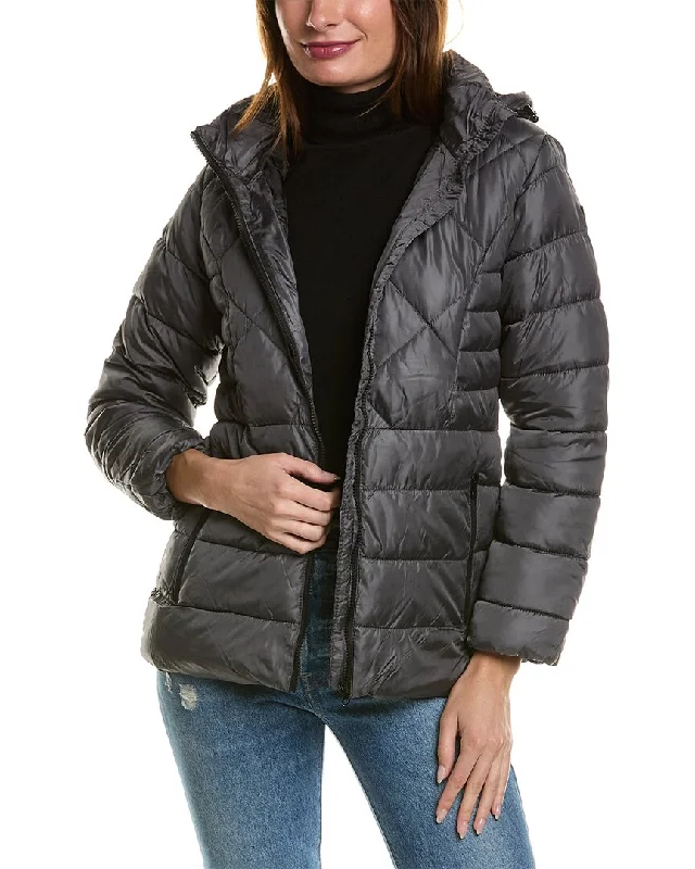 Stylish Everyday Clothing Big Chill Quilted Puffer Jacket