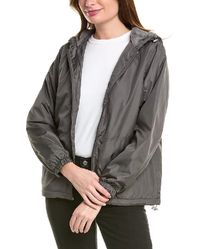 Feminine Dresses for Women in Bold Prints Big Chill Water Resistant Cozy Windbreaker