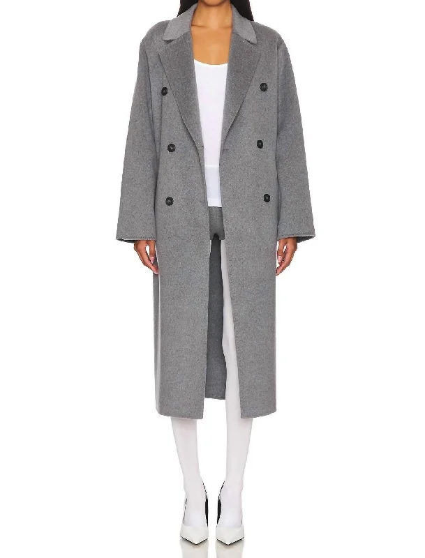 Fashion Women's Clothing Martine Coat In Grey