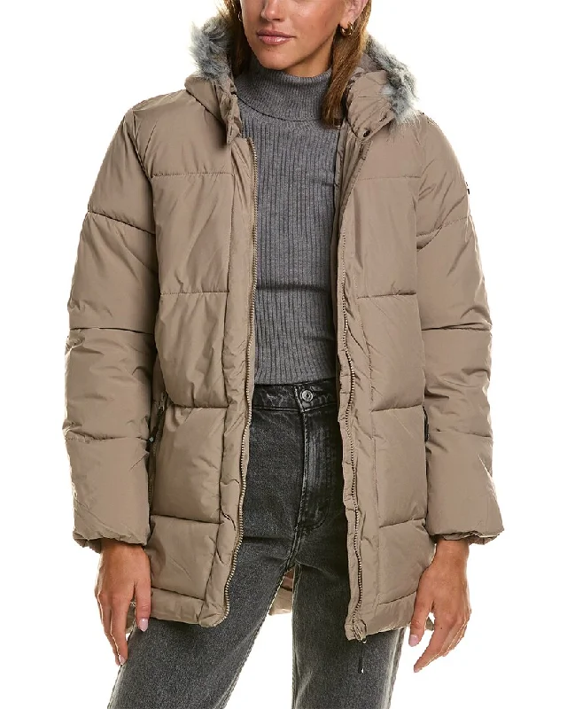 Stylish Women's Clothes for Work and Play Big Chill Wide Quilted Puffer Jacket