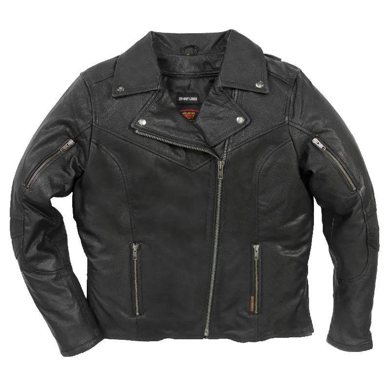 Flash Sale Clothing Hot Leathers JKL1029 Ladies Leather Carry Conceal Jacket with Vents and Side Zippers Flash Sale Clothing Hot Leathers JKL1029 Ladies Leather Carry Conceal Jacket with Vents and Side Zippers