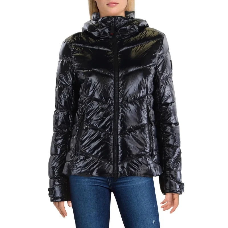 Women's Everyday Apparel Womens Insulated Hooded Puffer Jacket