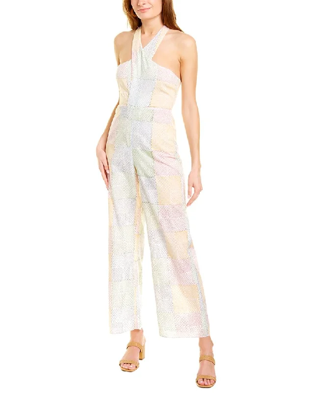 Ash & Eden Sarah Halter Neck Jumpsuit