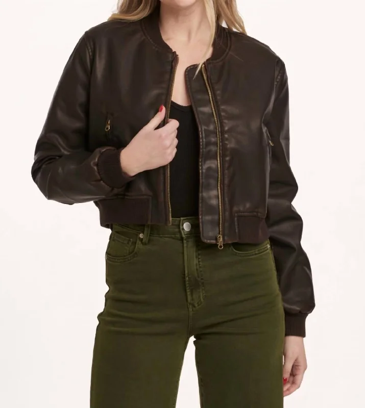 Women's Trendy Activewear Apparel Inez Jacket In Cacao