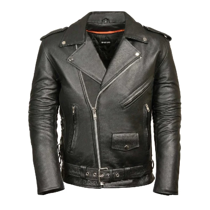 Women's Activewear for Exercise and Sports Z1R1011 Men's Black ‘9MM’ Classic Side Lace’ Motorcycle Jacket Women's Activewear for Exercise and Sports Z1R1011 Men's Black ‘9MM’ Classic Side Lace’ Motorcycle Jacket