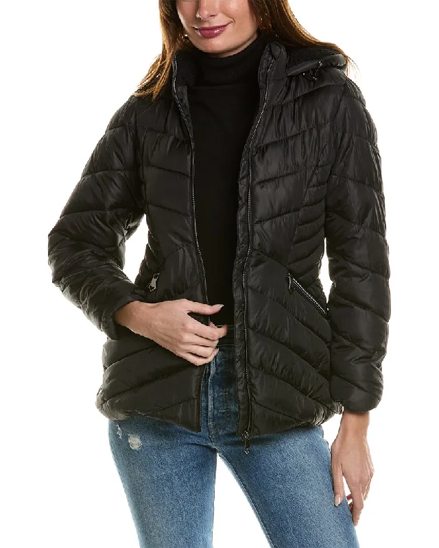 Chic Women's Clothing for Work and Travel Big Chill Quilted Puffer Jacket