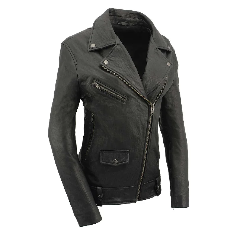 Casual and Comfortable Outfits Milwaukee Leather Women's Black Premium New Zealand Lambskin Motorcycle Style Leather Jacket SFL2875 Casual and Comfortable Outfits Milwaukee Leather Women's Black Premium New Zealand Lambskin Motorcycle Style Leather Jacket SFL2875