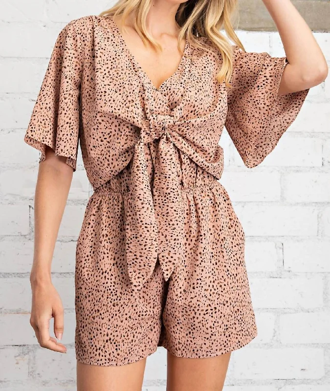 Romper In Dusty Pink