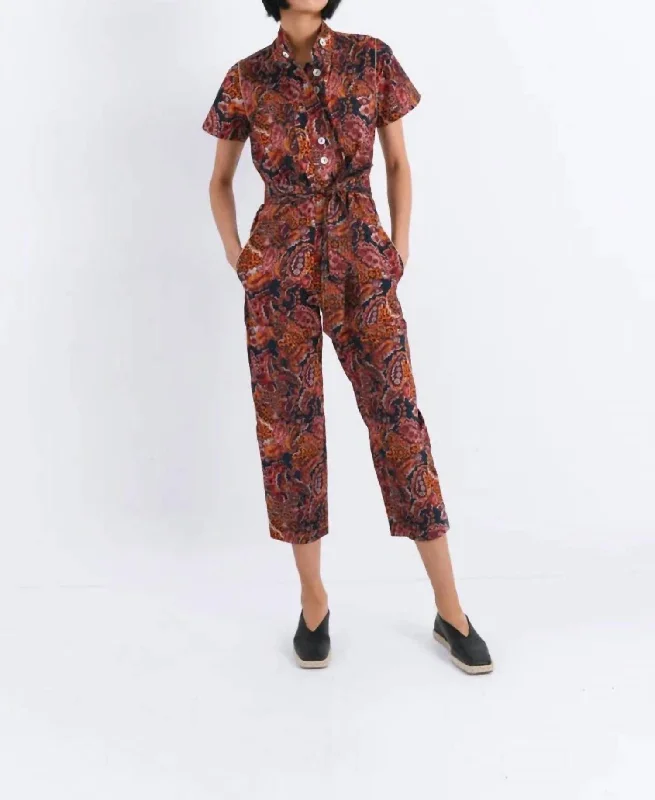 Aida Jumpsuit In Andino Brown