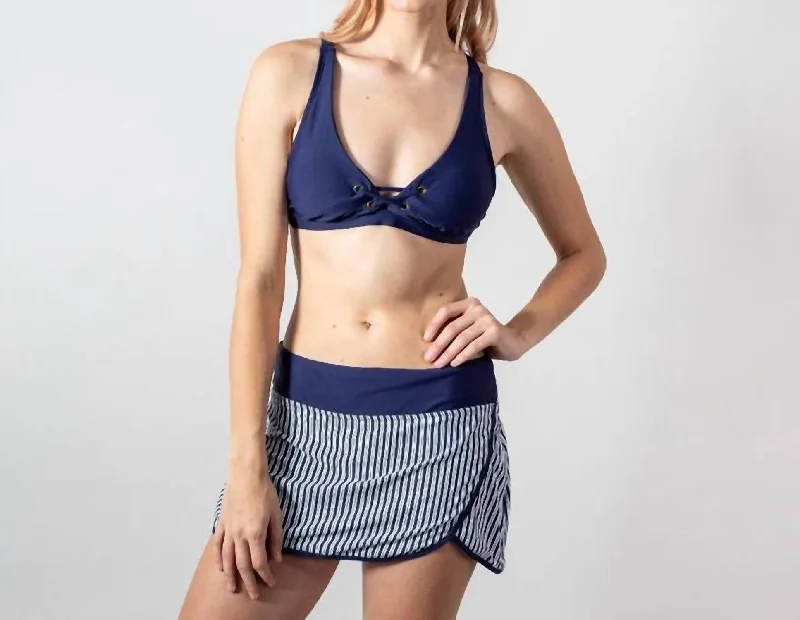 Nalu Bikini Top In Indigo