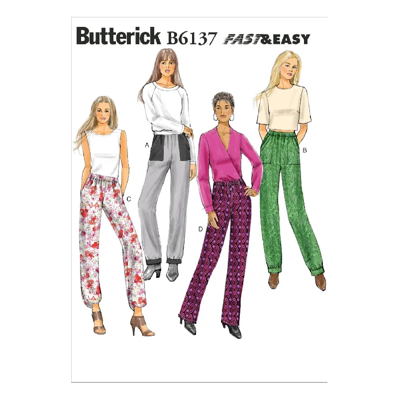 New Arrival Discount Butterick Trousers B6137