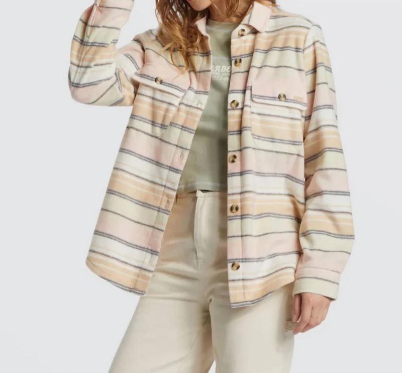Exclusive Women's Fashion Collection Forge Fleece Jacket In Mountain Rose