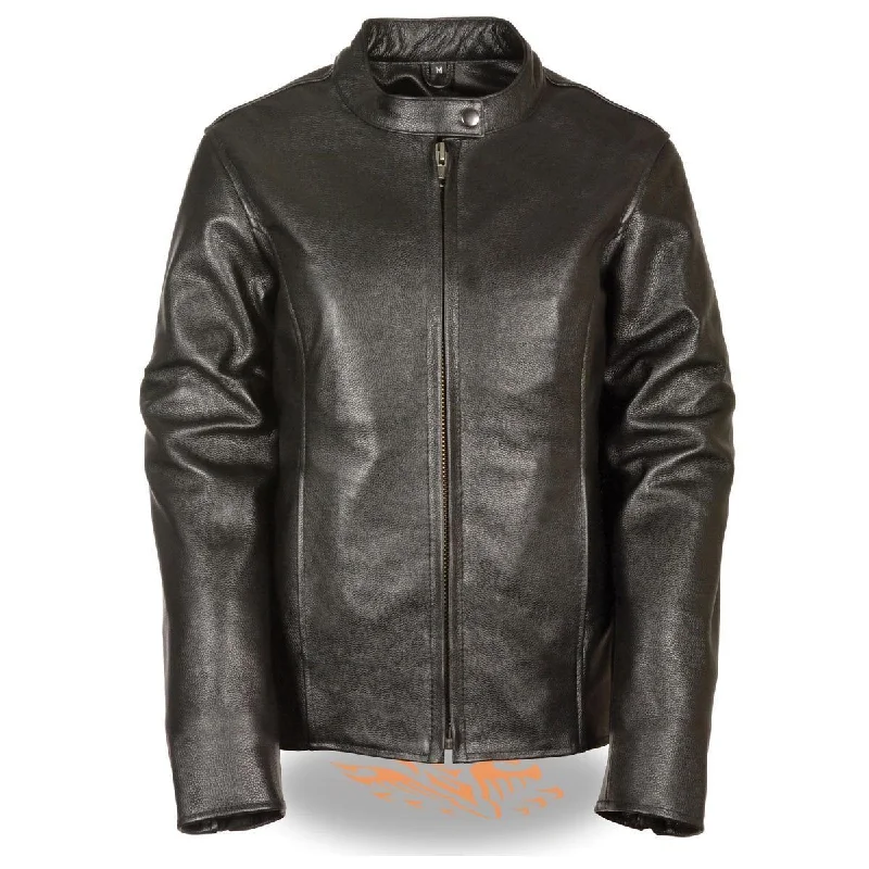 Women's Athletic Outfit Milwaukee Leather LKL2720 Women's Black Classic Side Lace Leather Motorcycle Jacket Women's Athletic Outfit Milwaukee Leather LKL2720 Women's Black Classic Side Lace Leather Motorcycle Jacket