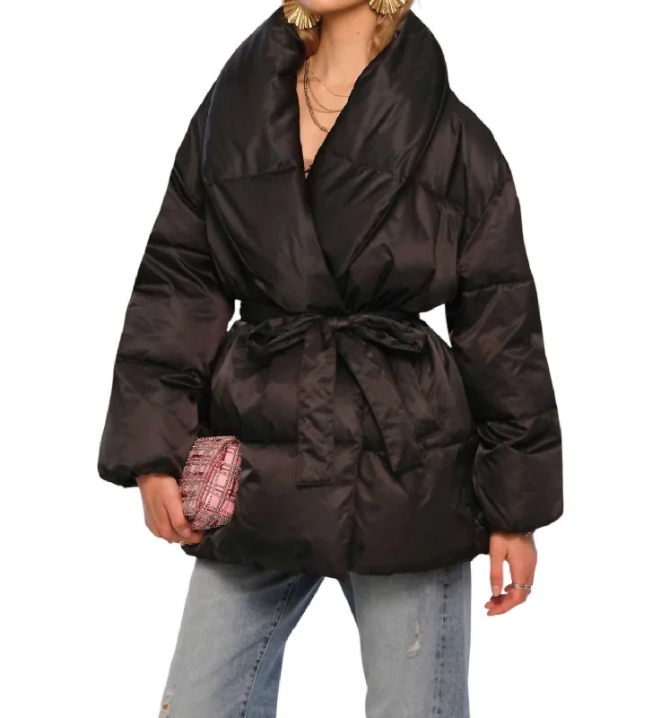 Affordable Luxury Women's Apparel Kriza Puffer Jacket In Black