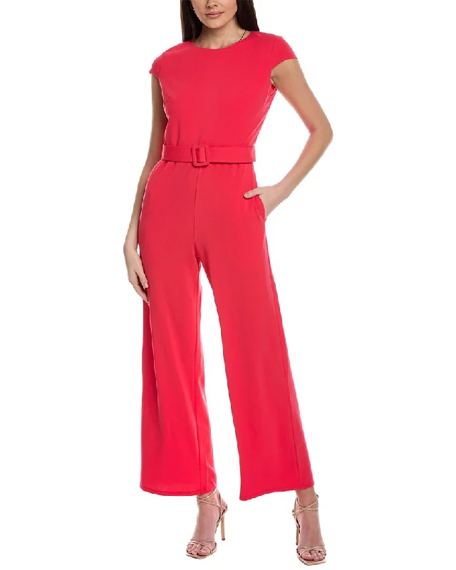 Maggy London Belted Jumpsuit